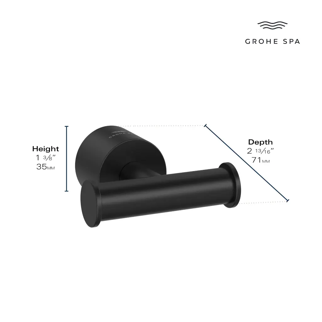 Grohe 40890GN0 Atrio New Robe Hook Brushed Cool Sunrise