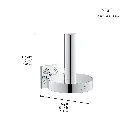 Grohe 40956En1 Spare Toilet Paper Holder Brushed Nickel