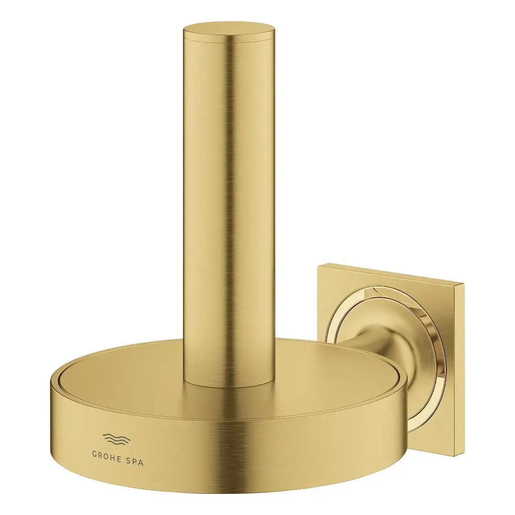 Grohe 40956GN1 Spare Toilet Paper Holder Brushed Cool Sunrise