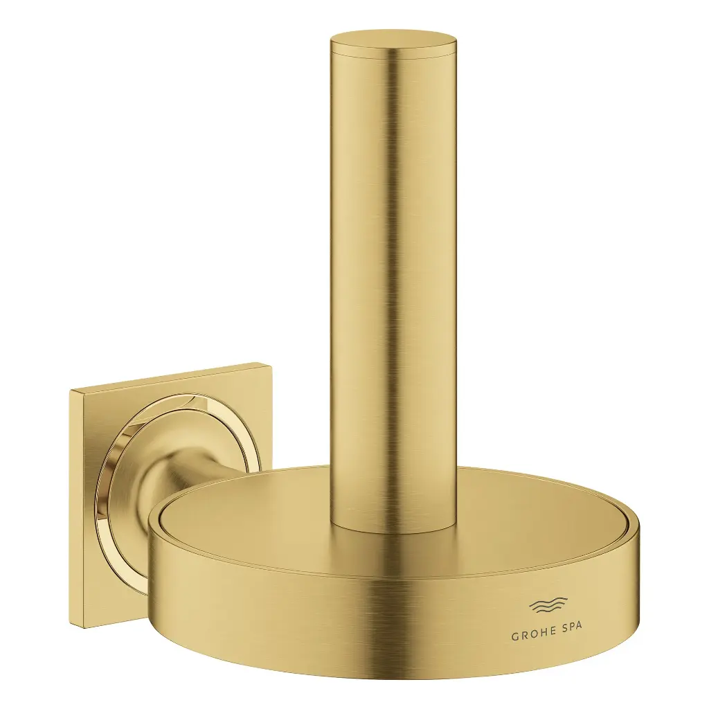 Grohe 40956GN1 Spare Toilet Paper Holder Brushed Cool Sunrise