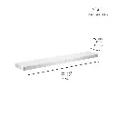 Grohe 40965001 14 3/16" Shelf Chrome