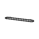 Grohe 409702430 18" Towel Bar Matte Black