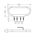 Grohe 409722430 Towel Ring Matte Black