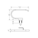 Grohe 409742430 Paper Holder Matte Black