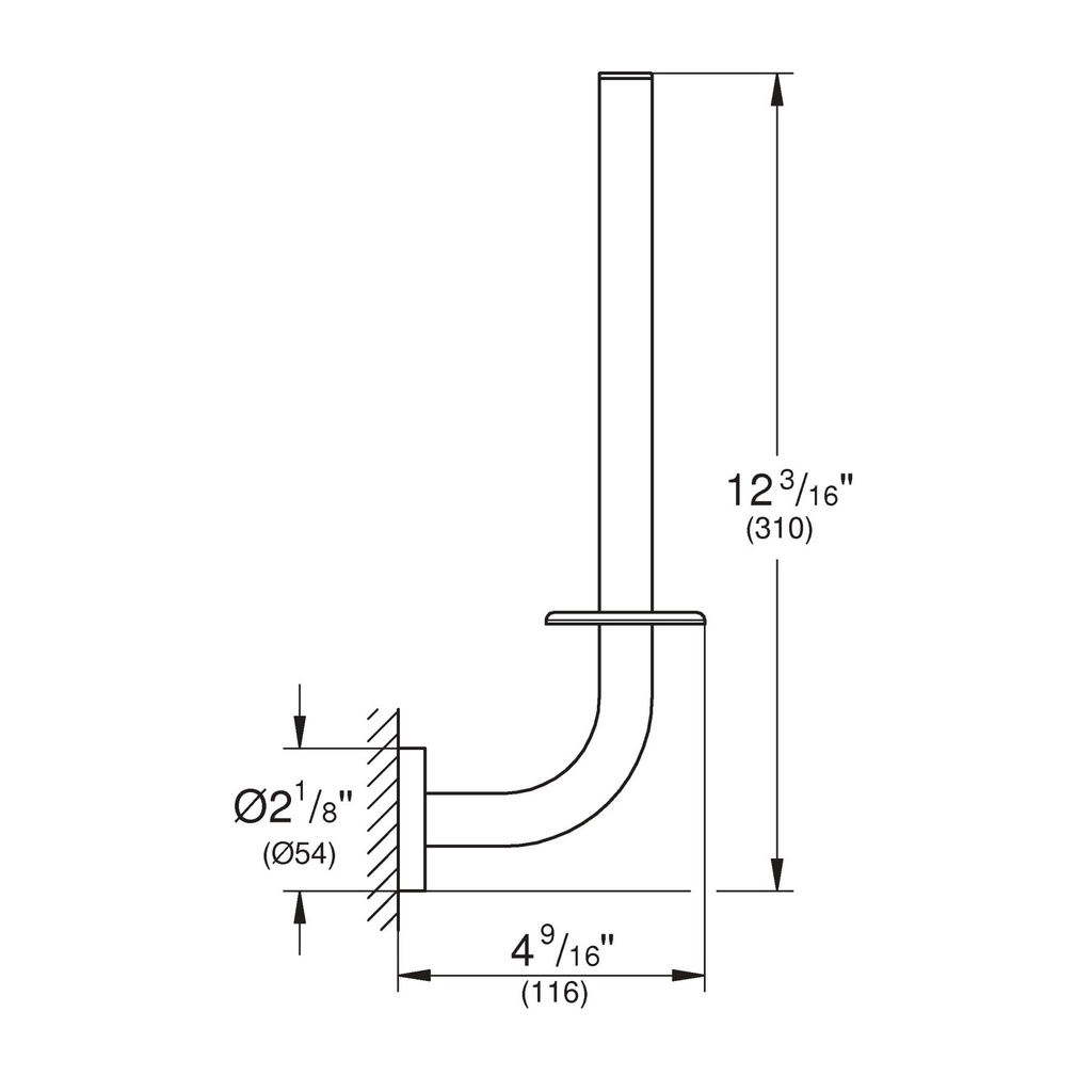 Grohe 410782431 Essentials Double TP Holder