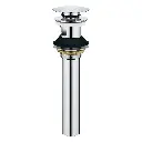 Grohe 48656000 Bathroom Sink Pop-Up Drain With Overflow Chrome