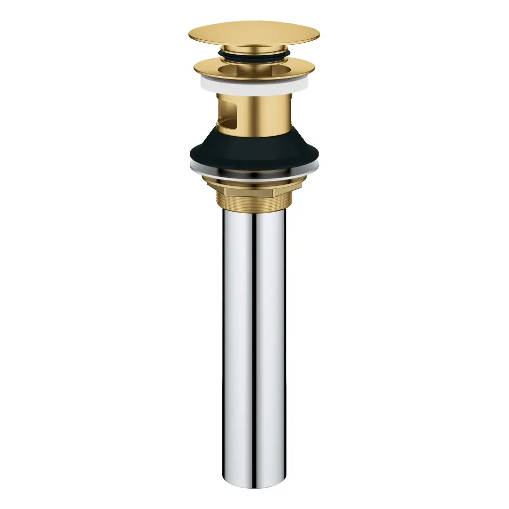 Grohe 48656GN0 Bathroom Sink Pop-Up Drain With Overflow Brushed Cool Sunrise