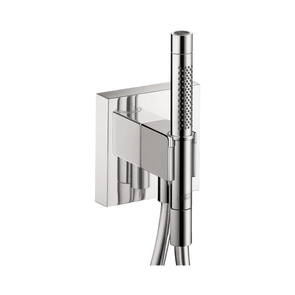 Hansgrohe 12627001 Axor Handshower Holder With Outlet 5" X 5" Chrome