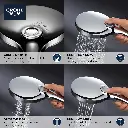 Grohe 26552EN0 Rainshower SmartActive Hand Shower 3 Sprays Brushed Nickel