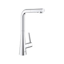 Grohe 33893DC2 Ladylux L2 Dual Spray Pull Out Kitchen Faucet SuperSteel 1