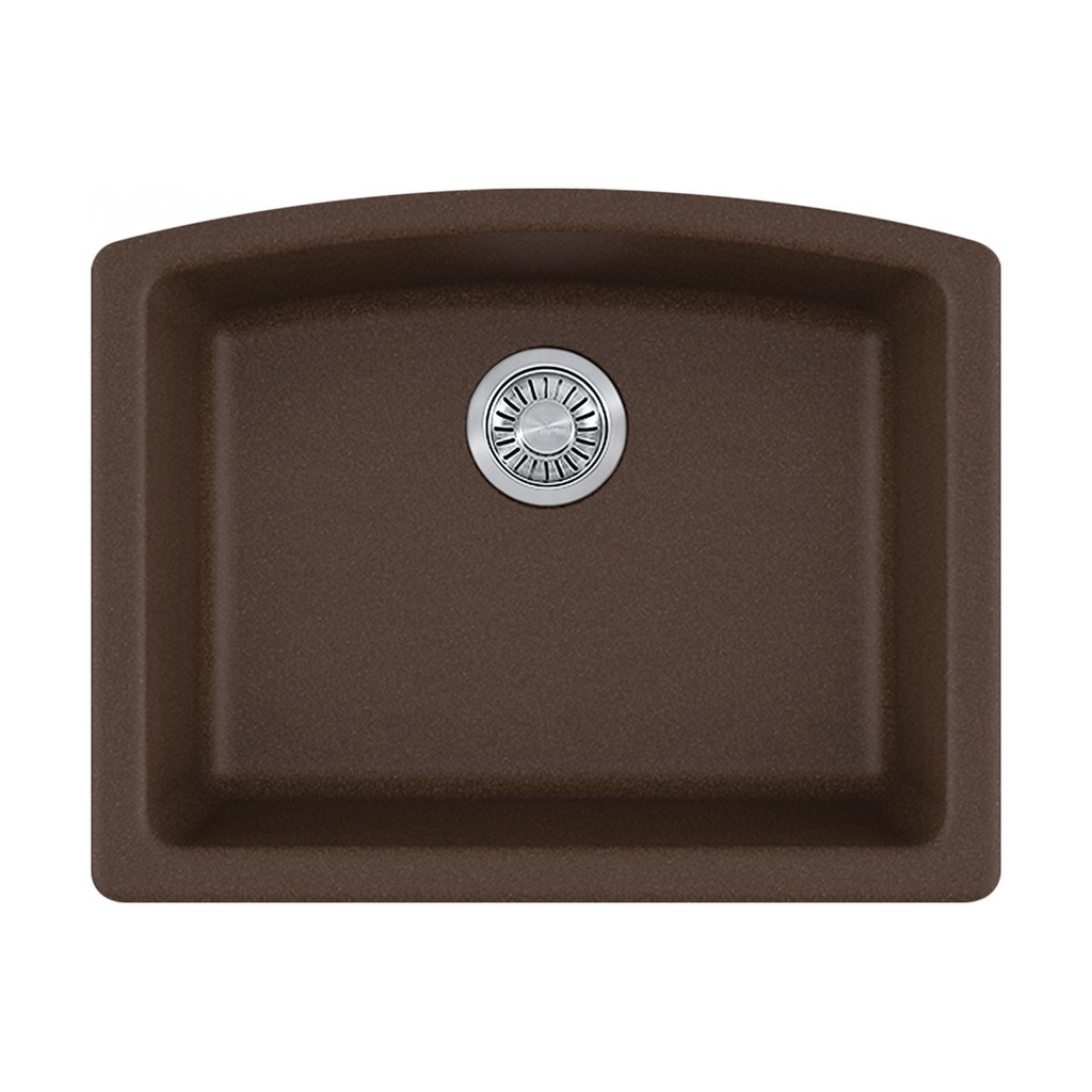 Franke ELG11022MOC-CA Ellipse Granite Undermount Sink Single Espresso/ Mocha