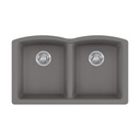 Franke ELG120SHG-CA Ellipse Granite Undermount Sink Double Shadow Grey