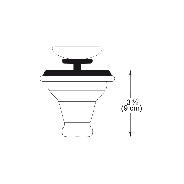 Franke 900W White Waste Fitting