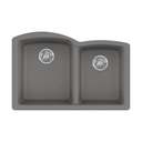 Franke ELG160SHG-CA Ellipse Granite Undermount Sink Double Shadow Grey