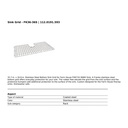 Franke FK36-36S Bottom Grid Ss Fireclay