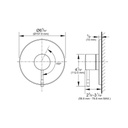 Grohe 14472A00 Essence PBV Trim With Cartridge Brushed Cool Sunrise 4
