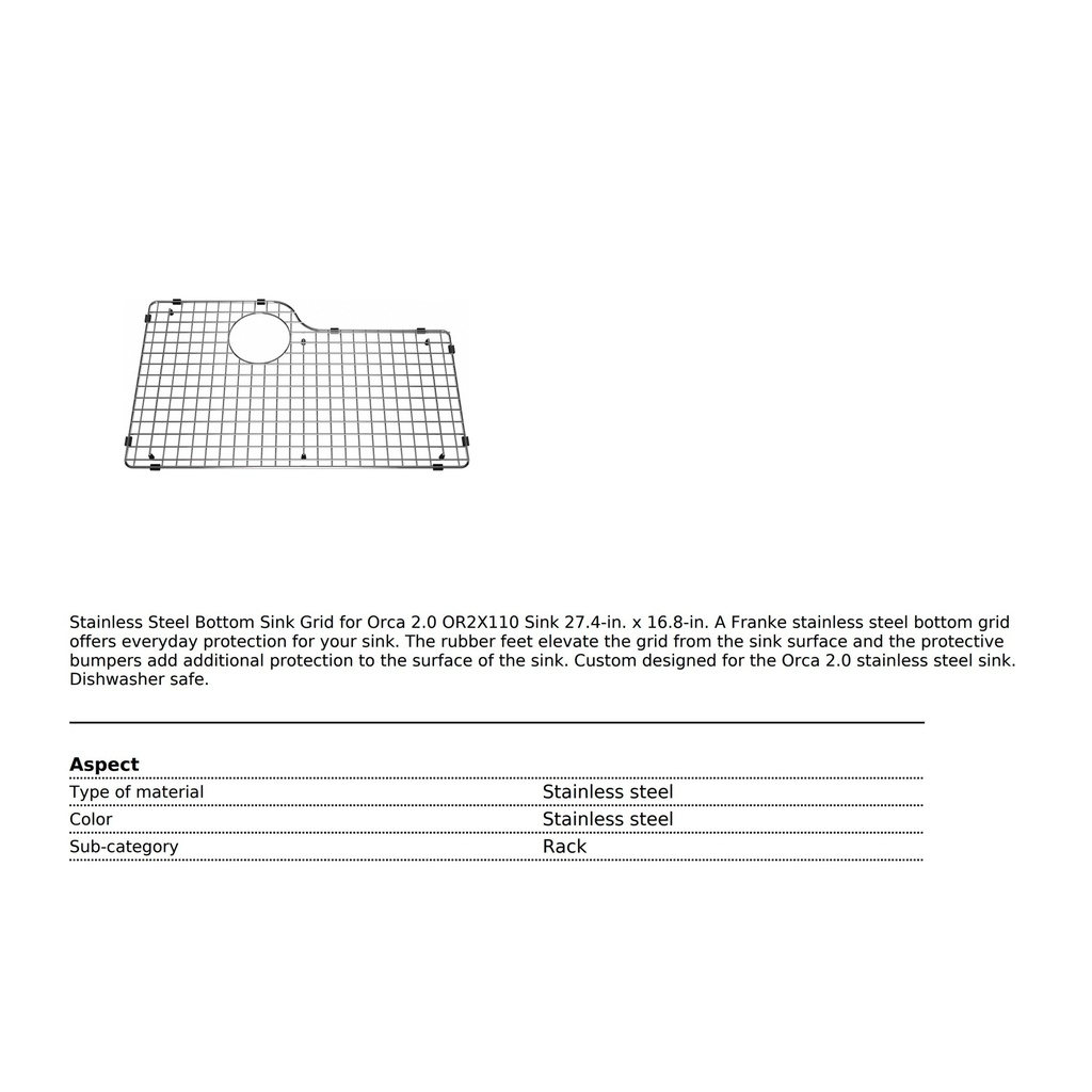 Franke OC2-36S Bottom Grid