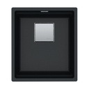 Franke PKG110-14ON Peak Granite Single Bowl Sink Onyx