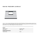 Franke PKG20-36RM Bottom Roller Mat
