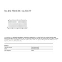 Franke PS2-33-36S Bottom Grid Ss Professional Series 2.0