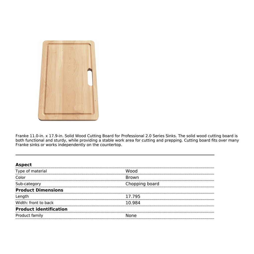Franke PS2-45S Cutting Board
