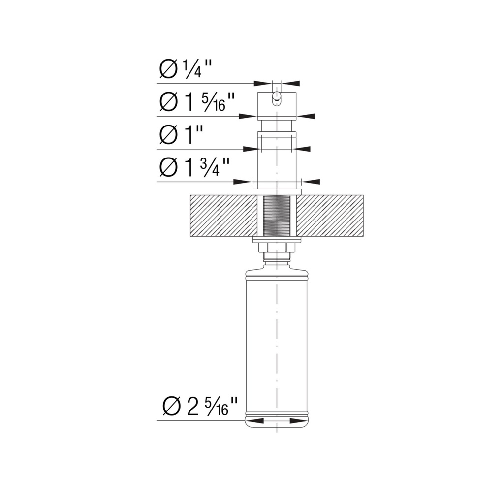 Blanco Lato Soap Dispenser Chrome