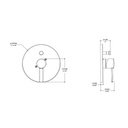 ALT 40921 Circo Pressure Balance With Diverter Trim Kit Electro Black 2
