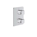 ALT 20893 Riga Uniplex T23 Trim Kit 3 Way Shared Chrome 1
