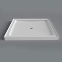 Mirolin SQD3636A1 White Strada 36" SQD Alcove Base