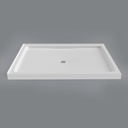 Mirolin SQD4836RD1 White Strada 48" Sqd Base Rh & Back Flange