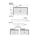 Mirolin SQD6036A1 White Strada 60" Sqd Alcove Base