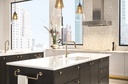 Brizo 64054LF Litze Smart Touch Pull Down Square Spout Faucet Polished Nickel