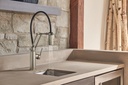 Brizo 63243LF Litze Articulating Knurled Handle Faucet Luxe Gold