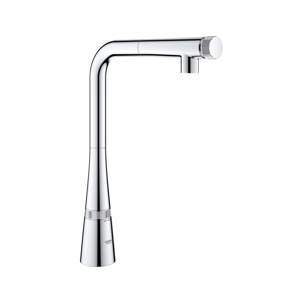 Grohe 31559002 Ladylux L2 Smartcontrol Pull Out Dual Spray Kitchen Faucet Chrome 1