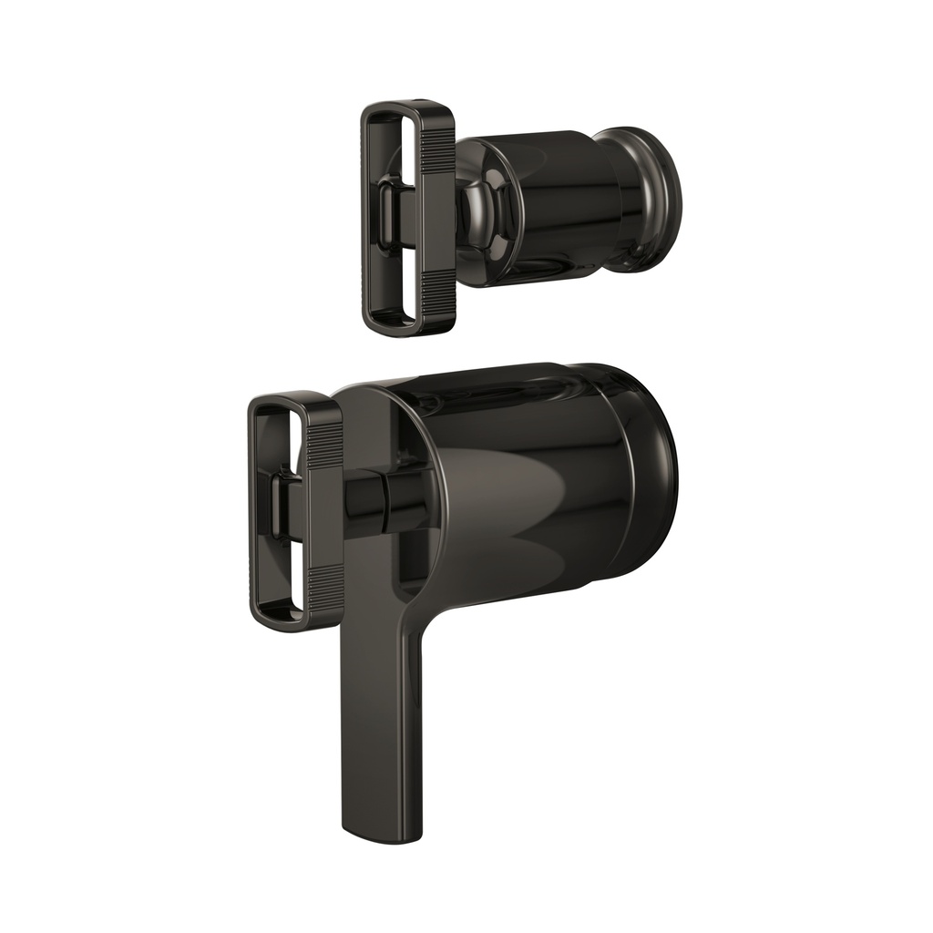 Brizo HK7506-BNX Kintsu Therm W/Int Div Trim Handle Kit Knob Brilliance® Black Onyx