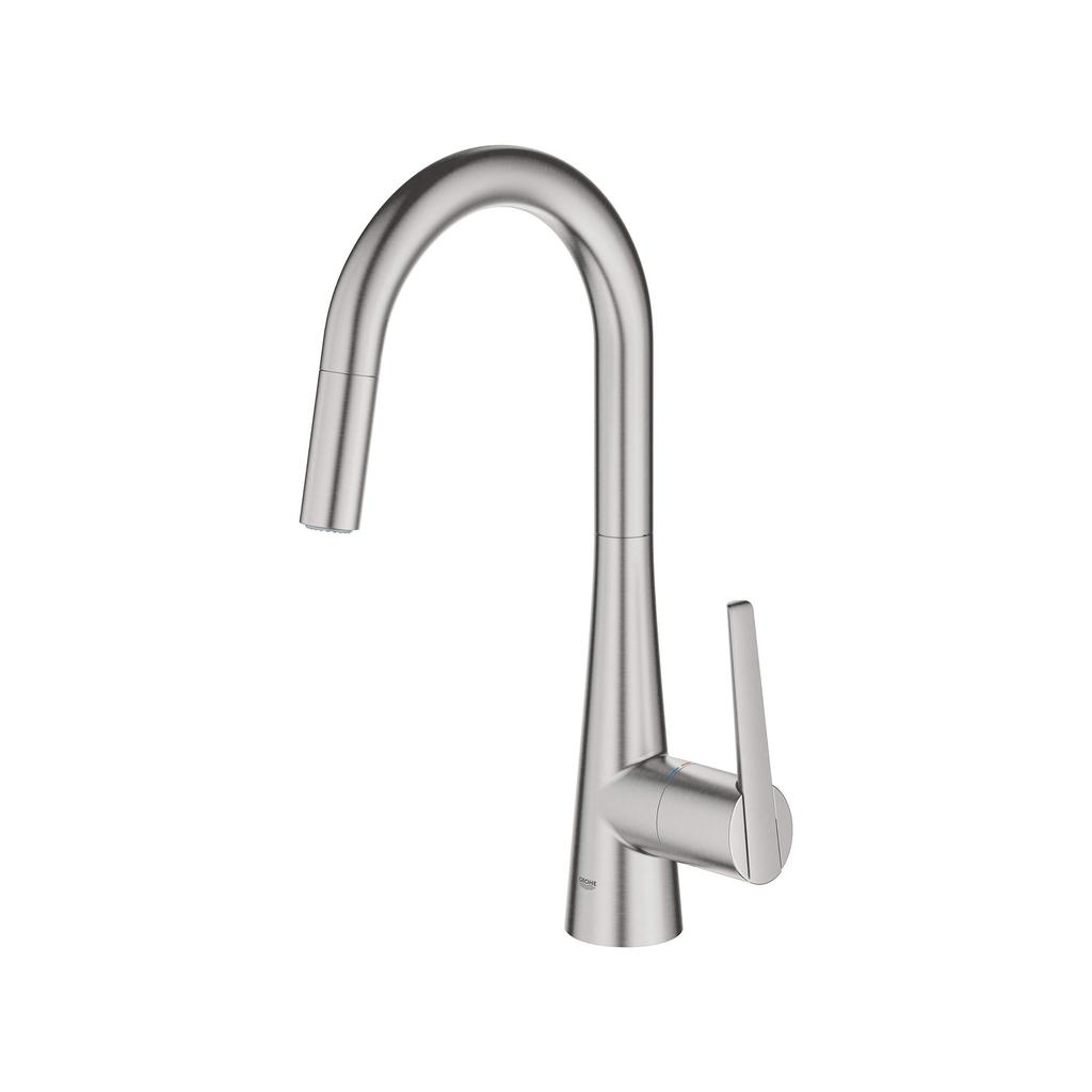 Grohe 32226DC3 Ladylux L2 Dual Spray Pull Down Kitchen Faucet SuperSteel 4