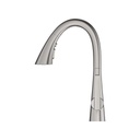 Grohe 30368DC2 Ladylux L2 Prep Sink Three Spray Pull Down Kitchen Faucet SuperSteel 2