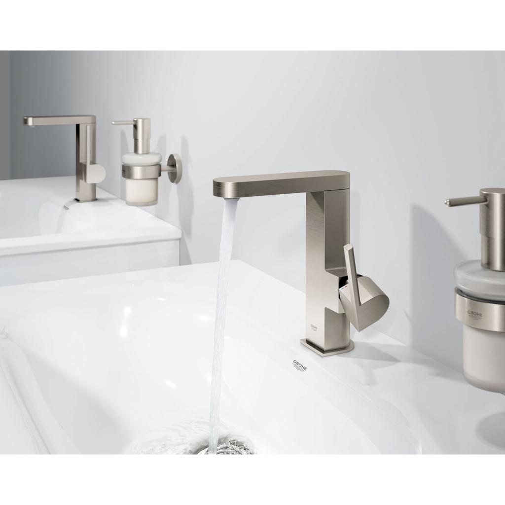 Grohe 23956EN3 Plus Single Hole M Size Bathroom Faucet Brushed Nickel 2