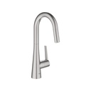 Grohe 32283DC3 Ladylux L2 Prep Sink Dual Spray Pull Down Kitchen Faucet SuperSteel 1