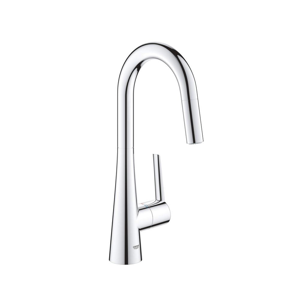 Grohe 32283003 Ladylux L2 Prep Sink Dual Spray Pull Down Faucet Chrome 1