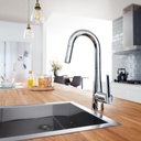 Grohe 32283003 Ladylux L2 Prep Sink Dual Spray Pull Down Faucet Chrome 4