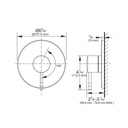 Grohe 14472EN0 Essence PBV Trim With Cartridge Brushed Nickel 4