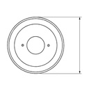 Grohe 47170000 Universal 7 Escutcheon Chrome 1
