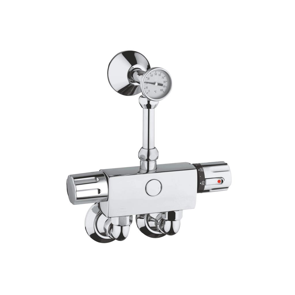Grohe 12400000 Universal S Union Shut Off Valve Chrome 1
