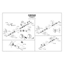 Grohe 47743000 Retaining Ring Chrome 1