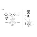 Grohe 46345000 Ladylux Plus Mounting Kit 1