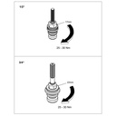 Grohe 07150000 3/4 Cartridge 1