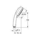 Grohe 2757120E Tempesta Cosmopolitan 100 Hand Shower Chrome 3
