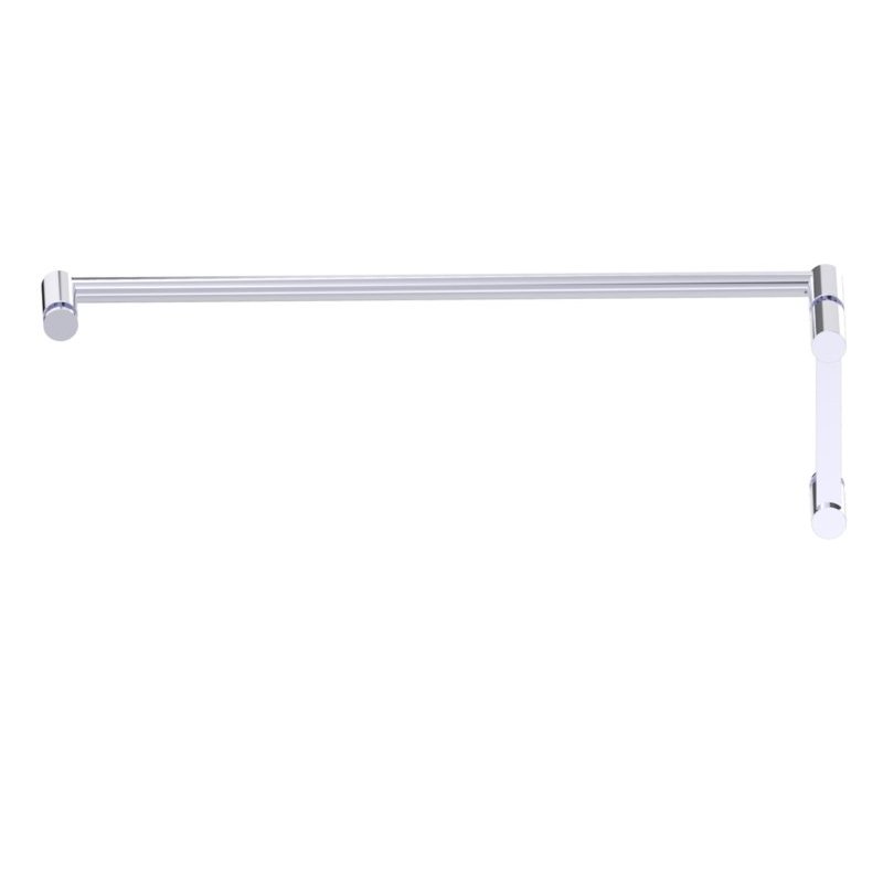 Kartners 13770624-99 Porto 6"x24" Offset Shower Door Handles Polished Chrome 