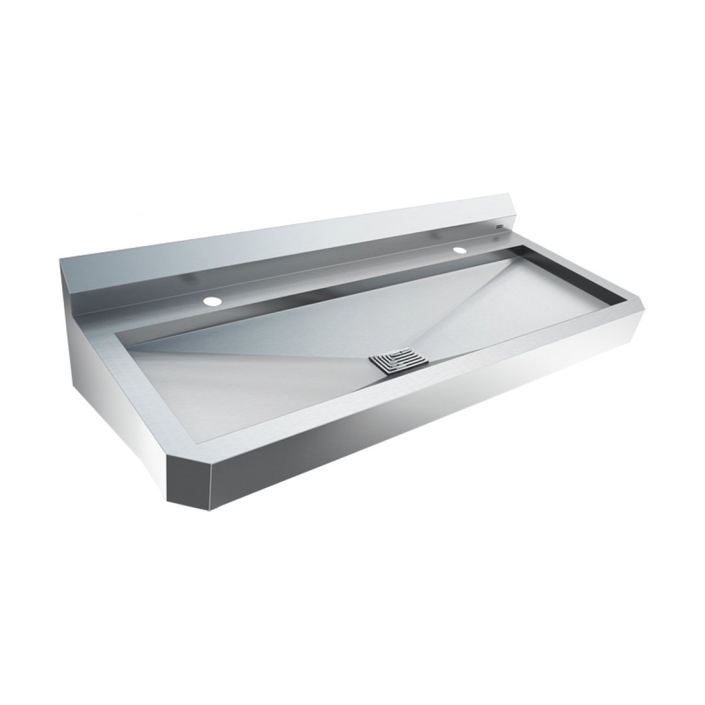 Franke WHB5222-7-2 Wall Hung Wash Basin 18Ga 2 Hole Ada
